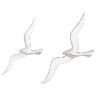 VidaXL Zeeuw 2 pcs zilver aluminium