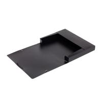 Oxford Urban elastobox uit PP, formaat 24 x 32 cm, rug van 4 cm, zwart - thumbnail