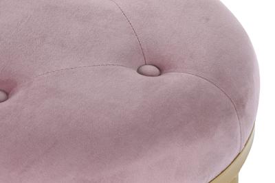 Kruk DKD Home Decor 100 x 35 x 40 cm Roze Gouden Metaal