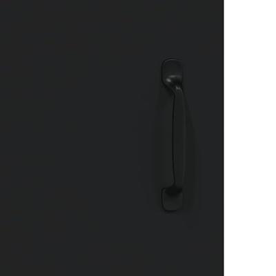 Dressoir 69,5x34x90 cm bewerkt hout zwart Dressoir 69,5x34x90 cm bewerkt hout zwart