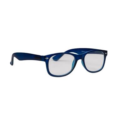 Melleson Optics Leesbril Wayfarer Mat Blauw +1.50