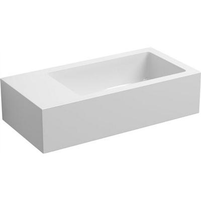 Fontein Clou Flush 3 36x18x9 cm Mineraal Marmer Glans Wit Clou Fontein Clou Flush 3 36x18x9 cm Mineraal Marmer Glans Wit Clou