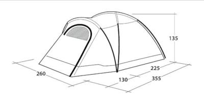 Outwell Cloud 4 Tent - thumbnail