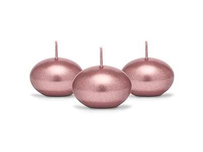 Drijvende Kaars Metallic Rose Goud (50st)