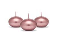Drijvende Kaars Metallic Rose Goud (50st) - thumbnail