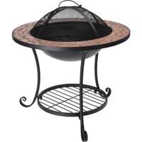 ProGarden vuurschaal met mozaïek 58x44 cm - thumbnail