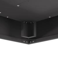 Vuurkorf Zwart 60 x 60 x 30 cm Koudgewalst staal - thumbnail