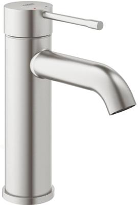 GROHE Essence waterbesparende wastafelkraan S-size m. gladde body Supersteel 24172DC1 GROHE Essence waterbesparende wastafelkraan S-size m. gladde body Supersteel 24172DC1