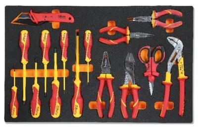 Beta M161 | Zachte inlegbak voor elektrotechnisch onderhoud | geisoleerde gereedschappen | 1000V - 024500161 Beta M161 | Zachte inlegbak voor elektrotechnisch onderhoud | geisoleerde gereedschappen | 1000V - 024500161