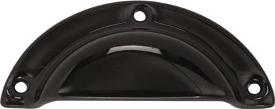 Schelpgreep pors. opschroevend zwart Schelpgreep pors. opschroevend zwart