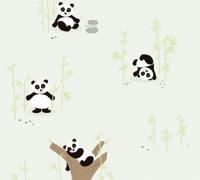 AS Creation Little Love groen behang | 381421 - thumbnail