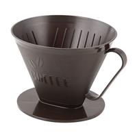 Fackelmann koffiefilterhouder nr. 4 bruin - thumbnail