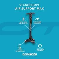 CONTEC vloerpomp "air support max" ct hand compressor air support max black/green - thumbnail