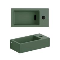 Clou Flush 3 fontein 36x18cm + kraang. rechts mat pijnboom groen ker CL/03.42030 - thumbnail