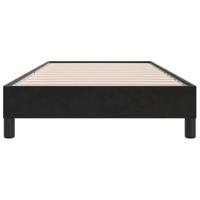 Boxspring zonder matras fluweel zwart 90x210 cm - thumbnail