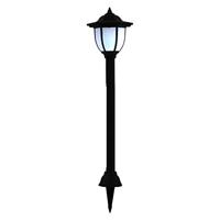 VidaXL Led-solarlampen zwart 3 st - thumbnail