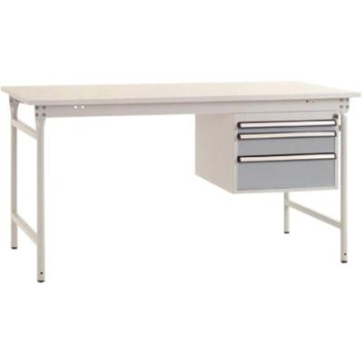 Manuflex BB5261.9006 Compleet bijzettafel basis stationair met melamine schijf + behuizing onderbouw, bxdxh: 1000 x 800 x 780 mm Aluminium-zilver Manuflex BB5261.9006 Compleet bijzettafel basis stationair met melamine schijf + behuizing onderbouw, bxdxh: 1000 x 800 x 780 mm Aluminium-zilver
