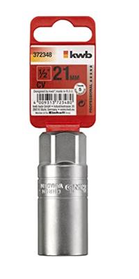 kwb 372348 Bougiesleutelinzet 21 mm Aandrijving 1/2 (12.5 mm) 1 stuk(s)