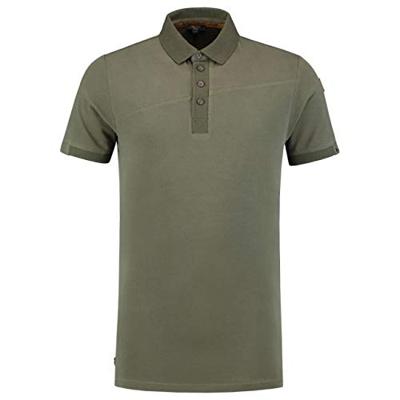Tricorp Premium 204002 Naden Heren poloshirt Steengrijs XS