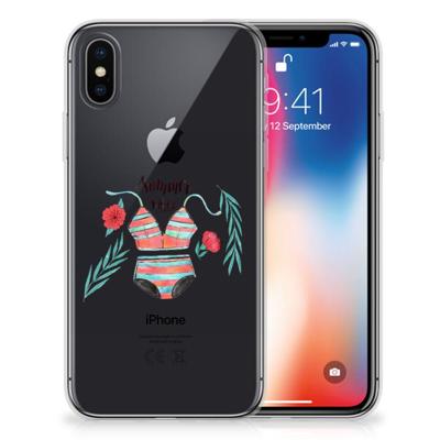 Apple iPhone X | Xs Telefoonhoesje met Naam Boho Summer Apple iPhone X | Xs Telefoonhoesje met Naam Boho Summer