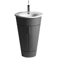 Duravit Philippe Starck 1 wastafe 16,5 x 58 x 58 cm, WonderGliss wit - thumbnail