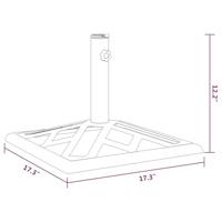 VidaXL Parasolvoet 44x44x31 cm gietijzer bronskleurig - thumbnail
