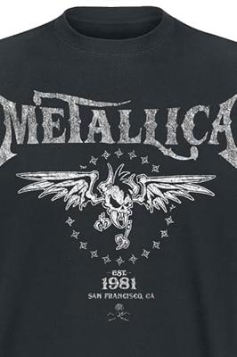 Metallica T-Shirt And Justice For All Tracks Black Size L