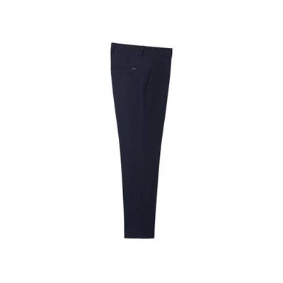 Mango Man slim fit pantalon met wol marine Mango Man slim fit pantalon met wol marine