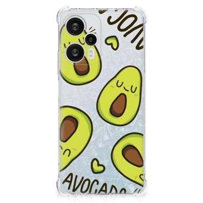 Xiaomi Poco F5 Stevig | Bumper Hoesje | Avocado Singing Xiaomi Poco F5 Stevig | Bumper Hoesje | Avocado Singing