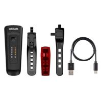 Osram Automotive RACE 80 SET Fietsverlichtingsset LED werkt op een accu Zwart - thumbnail