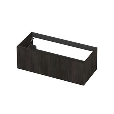INK - Onderkast 1L Fineer Gefreesd Tbv Greep - 1000x450x400 Mm - Matt Intens Black