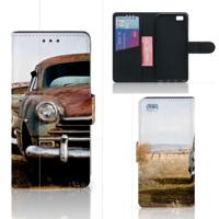 Huawei Ascend P8 Lite | Telefoonhoesje met foto | Vintage Auto - thumbnail