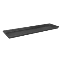 Elho Balkon Schotel Green Basics 40cm Zwart - thumbnail