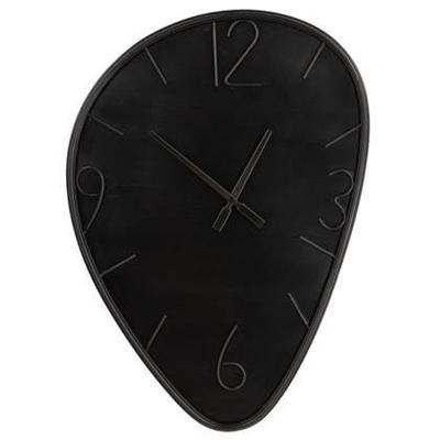 Wandklok Asymmetrisch Antraciet - Klok Organisch - 56 x 78 x 4 cm