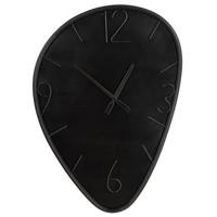 Wandklok Asymmetrisch Antraciet - Klok Organisch - 56 x 78 x 4 cm - thumbnail