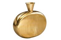 Handgemaakte vaas ORIENT L 50cm goud metaal gehamerd design - 44866 - thumbnail