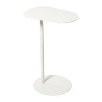 Bijzettafel Mica ovaal - wit - 53x35x25 cm - thumbnail