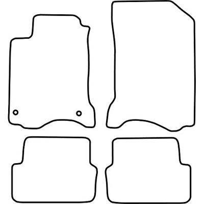 Automatten passend voor Renault Laguna vanaf 2008 TMRE532