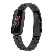 Fitbit Luxe - Stalen schakelband - Zwart - thumbnail