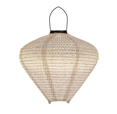 Solar Lampion Papier Wit 33x29cm Solar Lampion Papier Wit 33x29cm