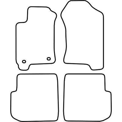 Automatten passend voor Subaru Forester 1997-2002 TMSB511