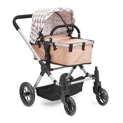 Combi-poppenwagen Elin - Soft Beige Dot