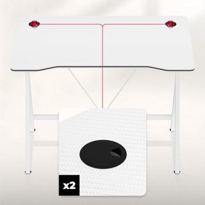 Huzaro Hero 1.4 White - gaming bureau, wit