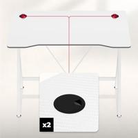 Huzaro Hero 1.4 White - gaming bureau, wit - thumbnail