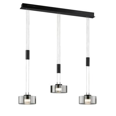 Fischer & Honsel 3-lichts hanglampLavin zwart - 61096