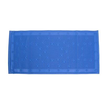 Anti-slip badmat blauw