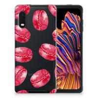 Samsung Xcover Pro | Siliconen Case | Pink Macarons - thumbnail