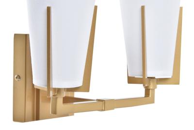 Muurlamp DKD Home Decor Kristal Gouden Metaal Polyester Wit (30 x 18 x 23 cm) Muurlamp DKD Home Decor Kristal Gouden Metaal Polyester Wit (30 x 18 x 23 cm)