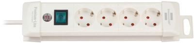 Brennenstuhl Premium-Line, 4-voudige stekkerdoos | 1,8 m | 45° hoek | wit | 1 stuks - BN-1952240100 BN-1952240100