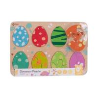 Classic World houten inlegpuzzel dinosaurus, 25st. - thumbnail